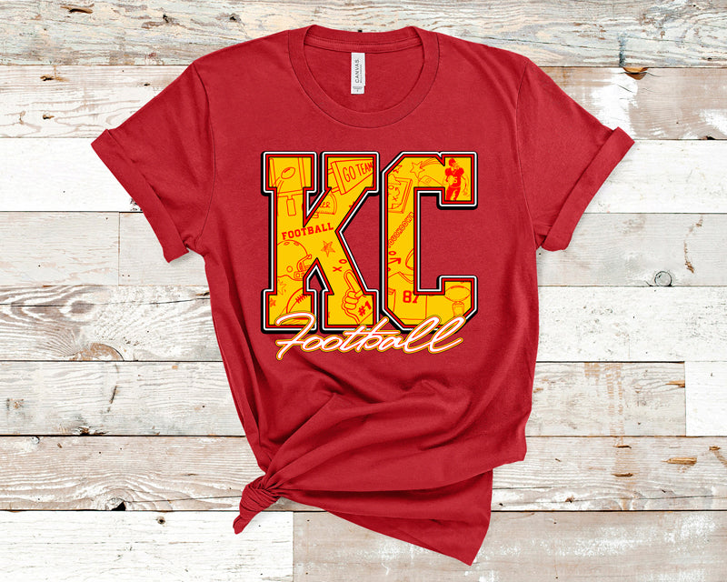 KC Chiefs football doodle