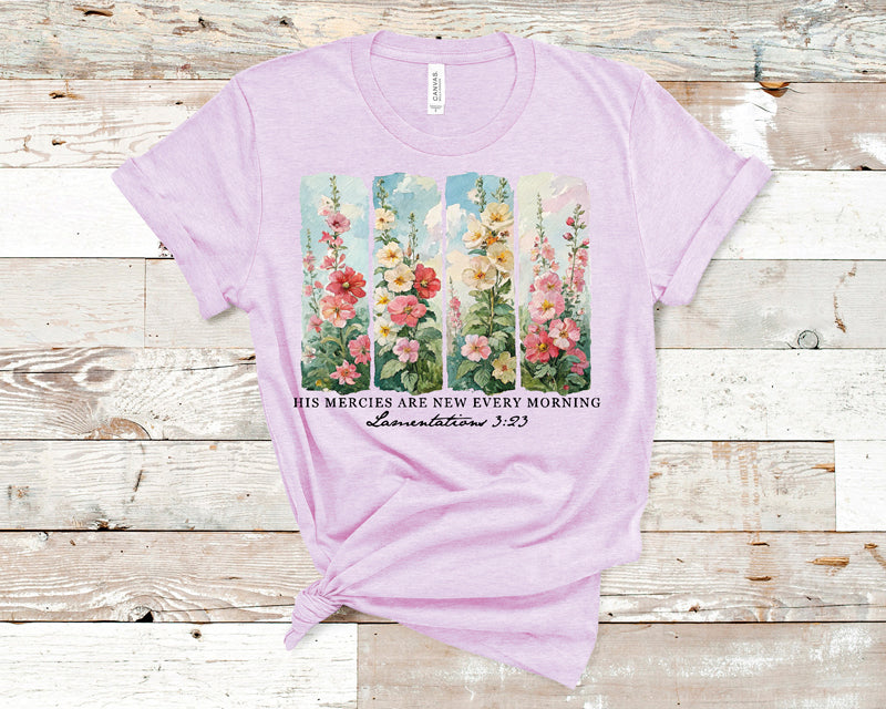 His mercies are new floral