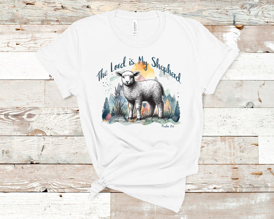 The Lord is my shepherd watercolor