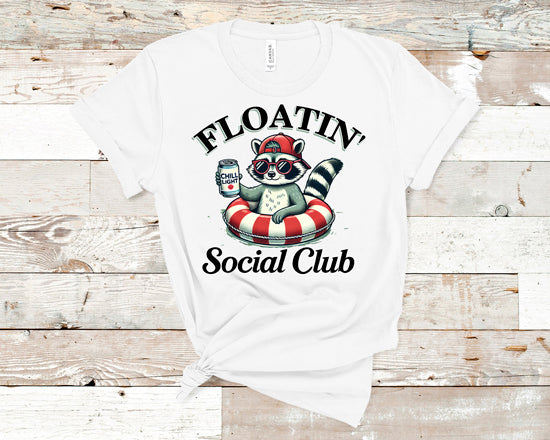 Floatin' social club raccoon