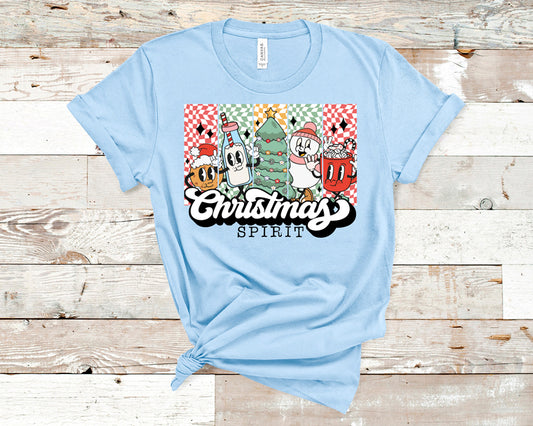 Christmas spirit retro DTF