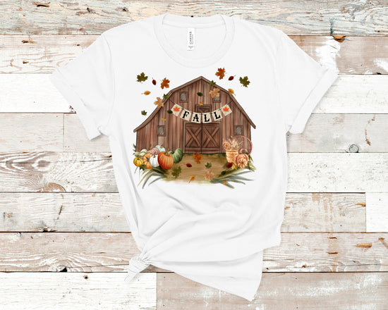 Fall barn scene DTF