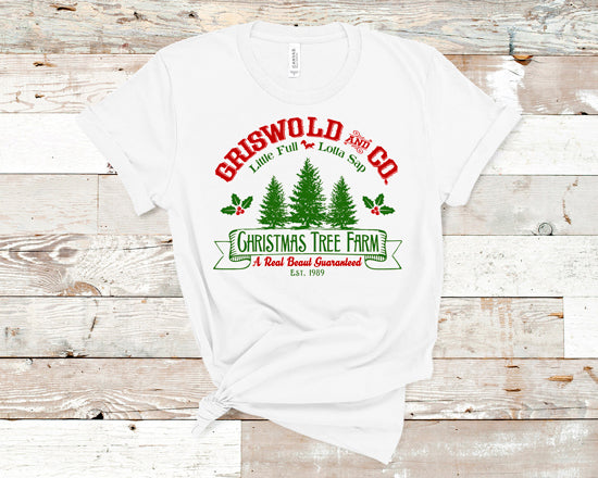 Griswold Christmas tree farm color DTF